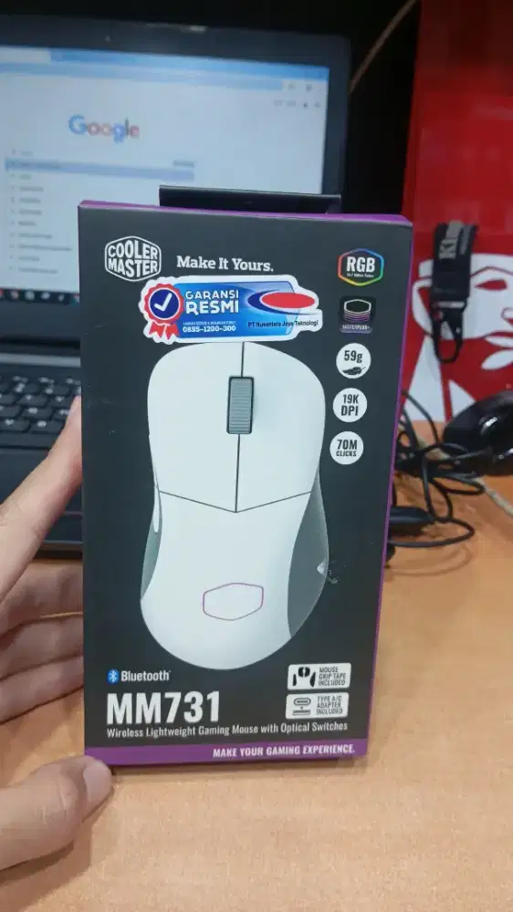 Ready mouse gaming Bluetooth Cooler master