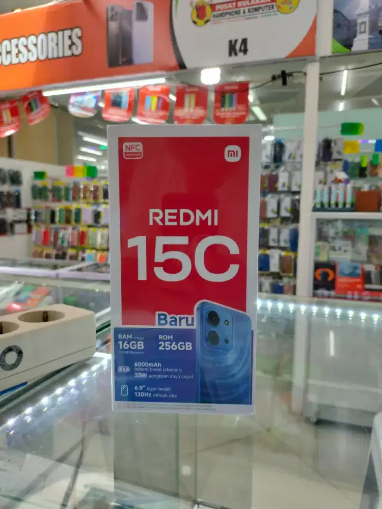 Redmi 15C 8/256gb New Garansi Resmi