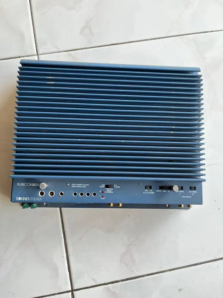 Power Amplifier Soundstream Rubicon 2Ch Made In USA