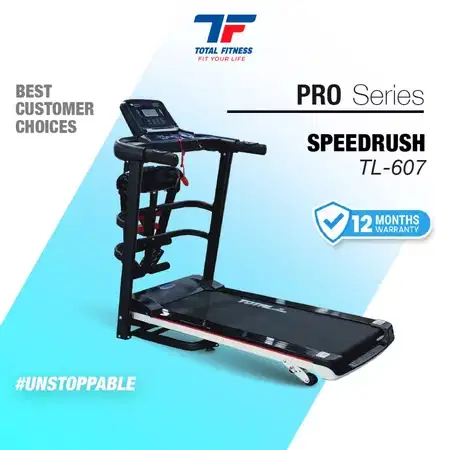 TL607 Alat Fitness Treadmill Multifungsi Murah