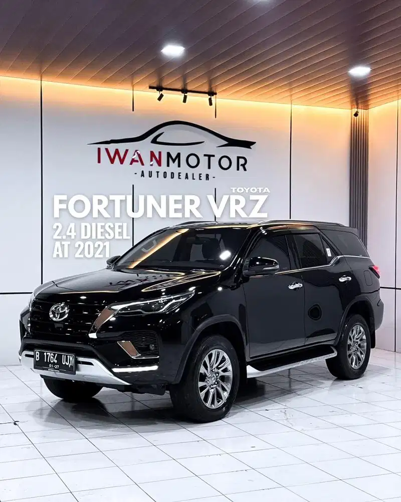 Tangan Pertama Pajak Baru! Toyota Fortuner VRZ 2.4 Disel AT Tahun 2021