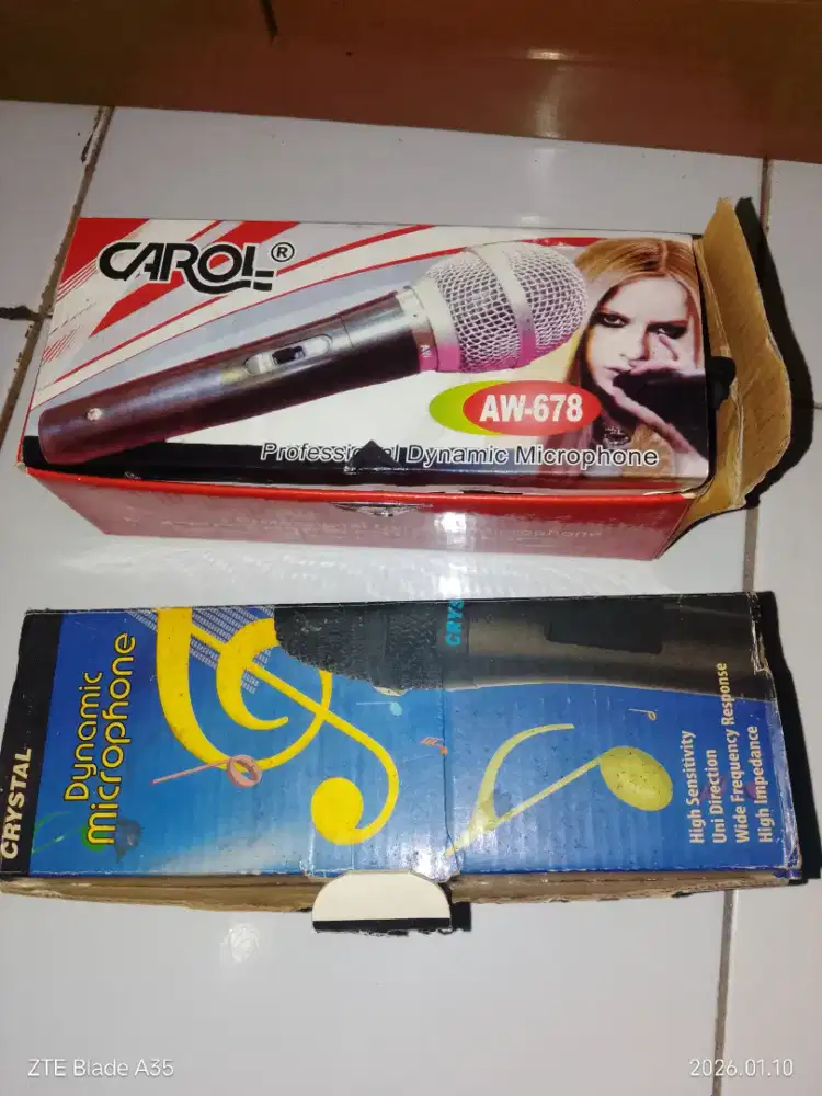 Jual microphone neh ada 2 kondisi baru