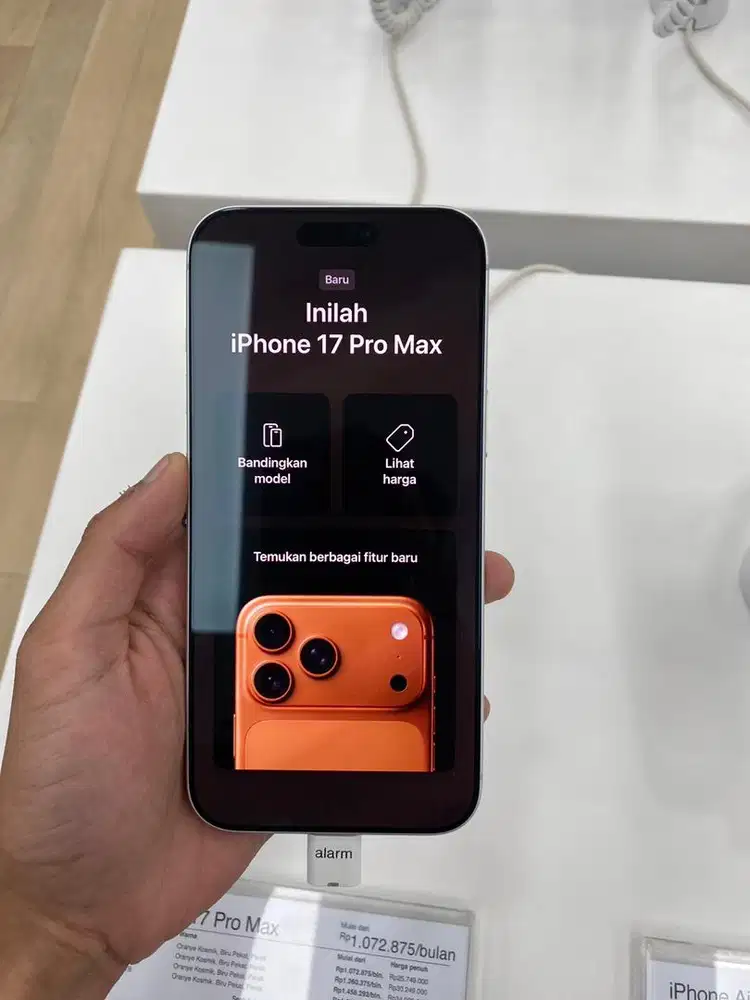 Iphone 17 Promax silver 256GB resmi segel