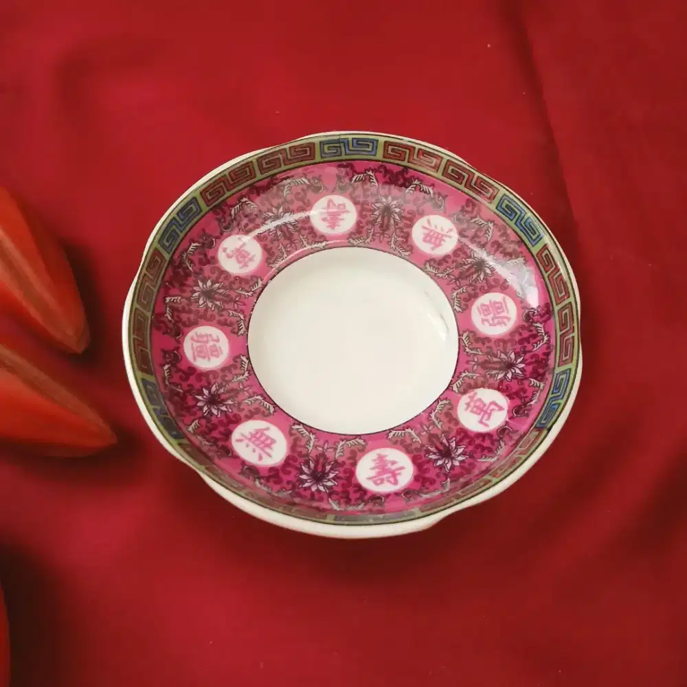 Piring keramik mini koleksi antik, handmade, kolpri