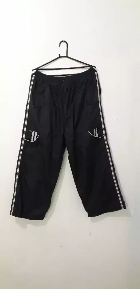 CELANA PANJANG TRAINING/OLAHRAGA/JOGGING HITAM SIZE XXL