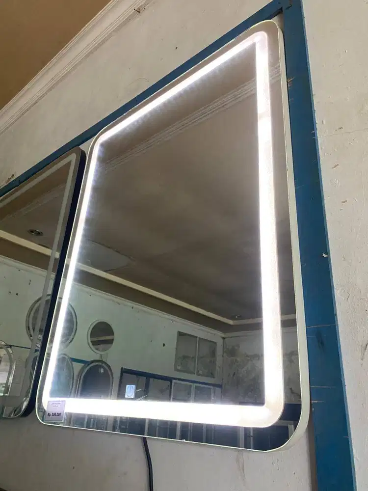 Smart Mirror led touchscreen  Modern, Cermin Sekaligus Teknologi