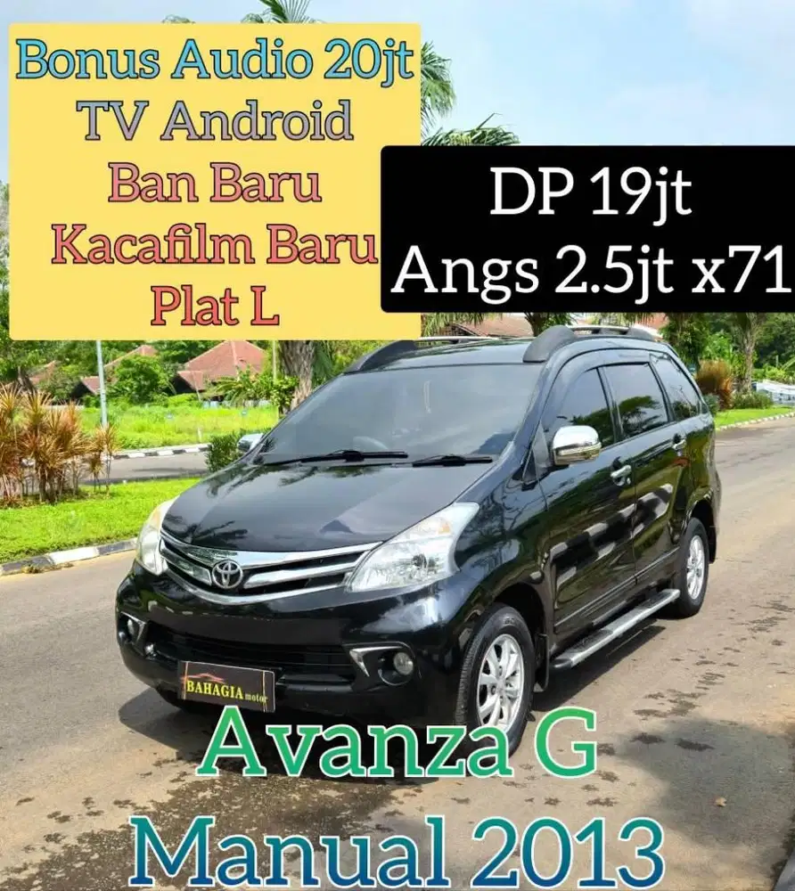 Avanza G Manual 2013 Hitam Nama Perorangan Xenia 2012 R MT