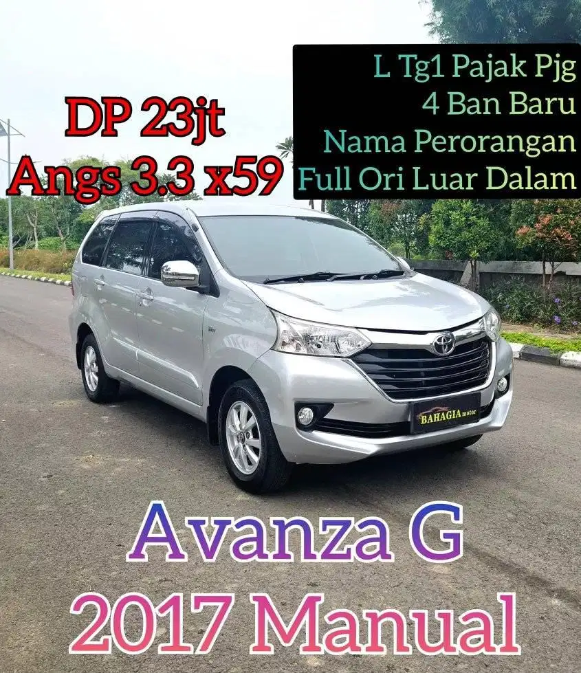Avanza G Manual 2017 MT L Nama Orang Silver Xenia R Deluxe 2016