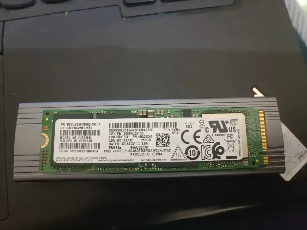 SSD SAMSUNG 256GB NVME 2280