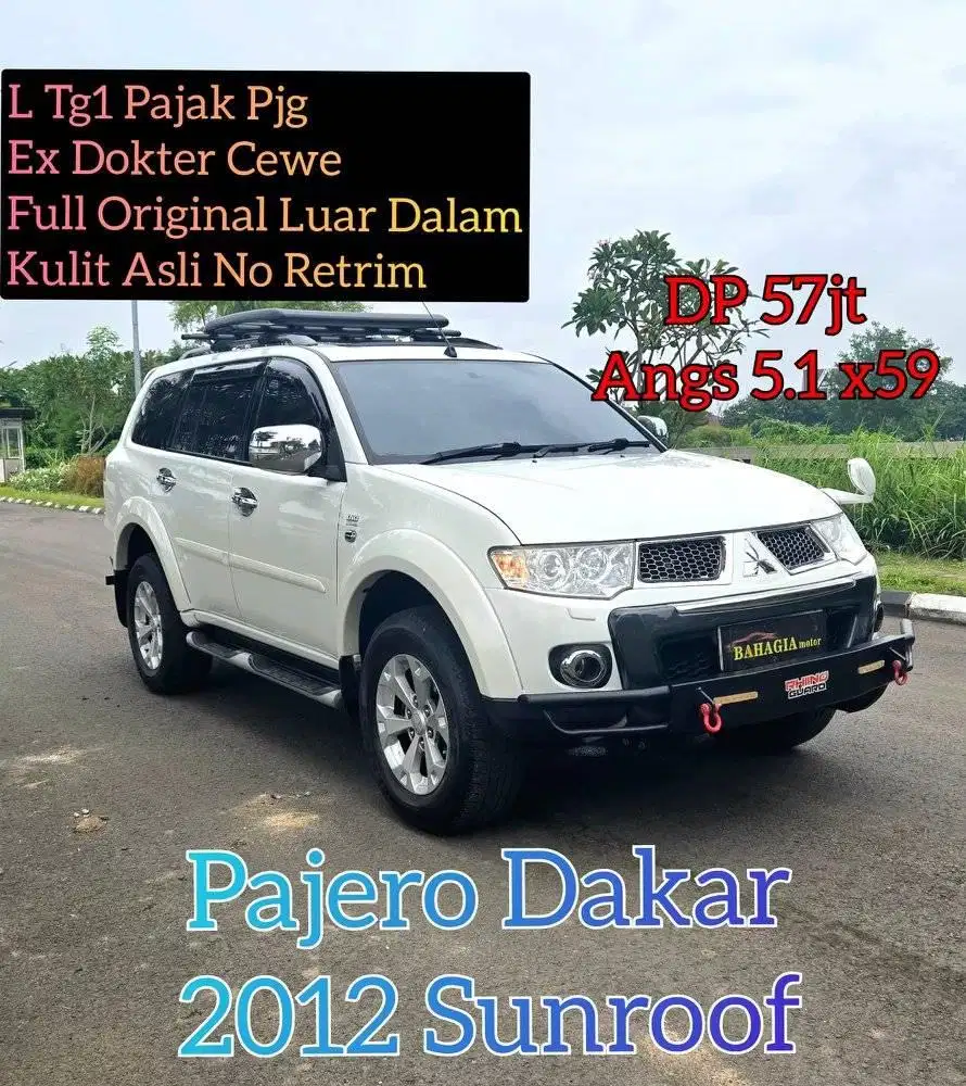 Pajero Dakar 2012 Matic L Tg1 Ex Dokter Dakkar Sport Exceed Fortuner