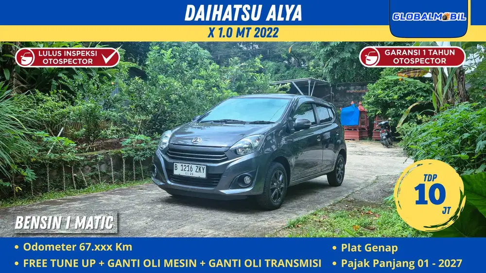 Daihatsu Ayla X 2022 Matic AT Genap