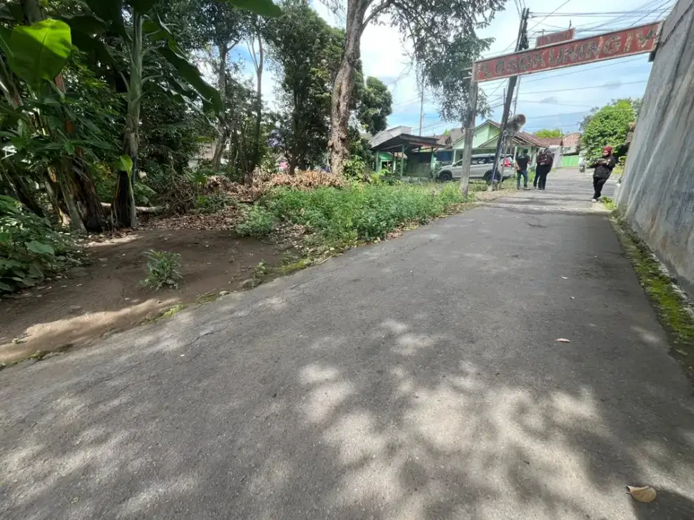 Tanah Minomartani Strategis 4 Menit Jl. Kaliurang Km 9