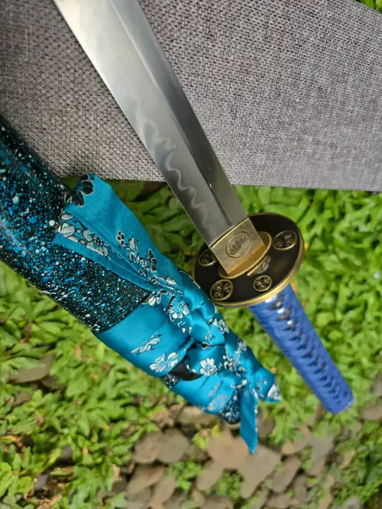 Pedang samurai katana shinken T10 Hekiha Zan real hammon
