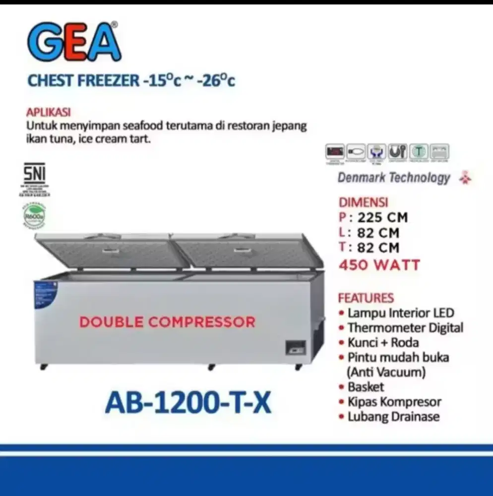 Chest Freezer GEA 1200L