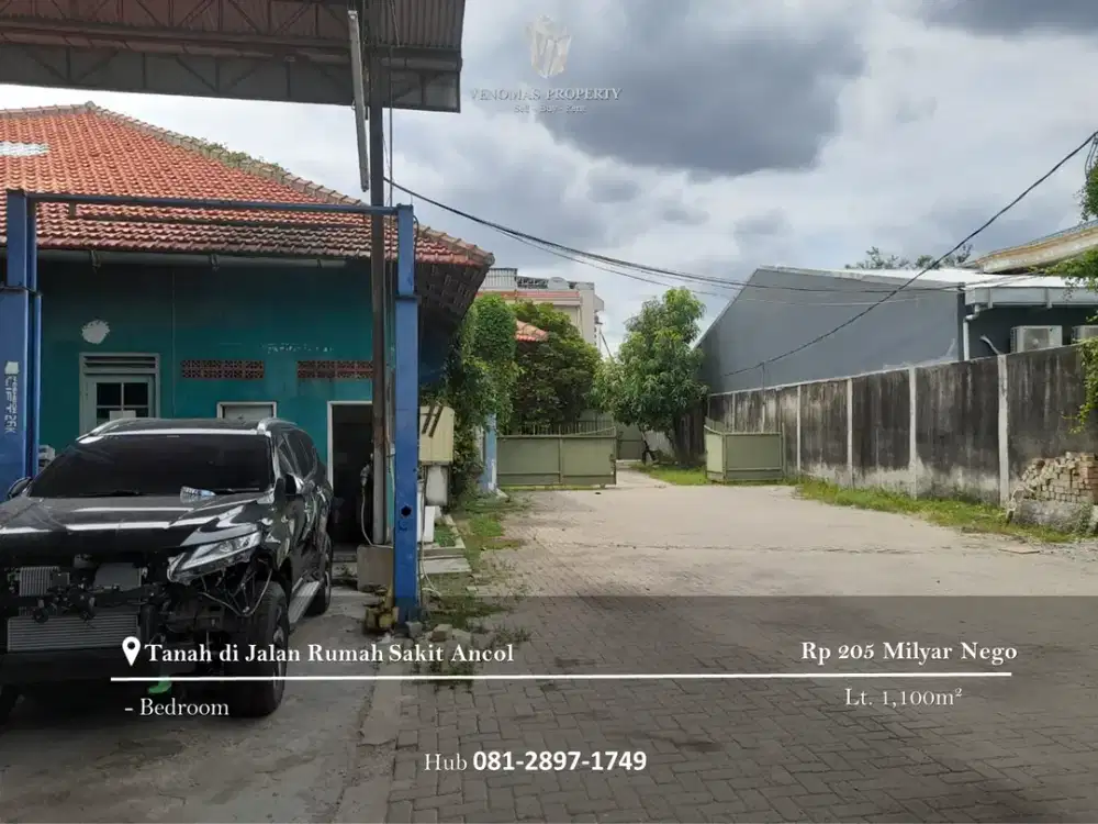 Dijual Tanah 1,1 Hektar di Jalan Rumah Sakit Ancol