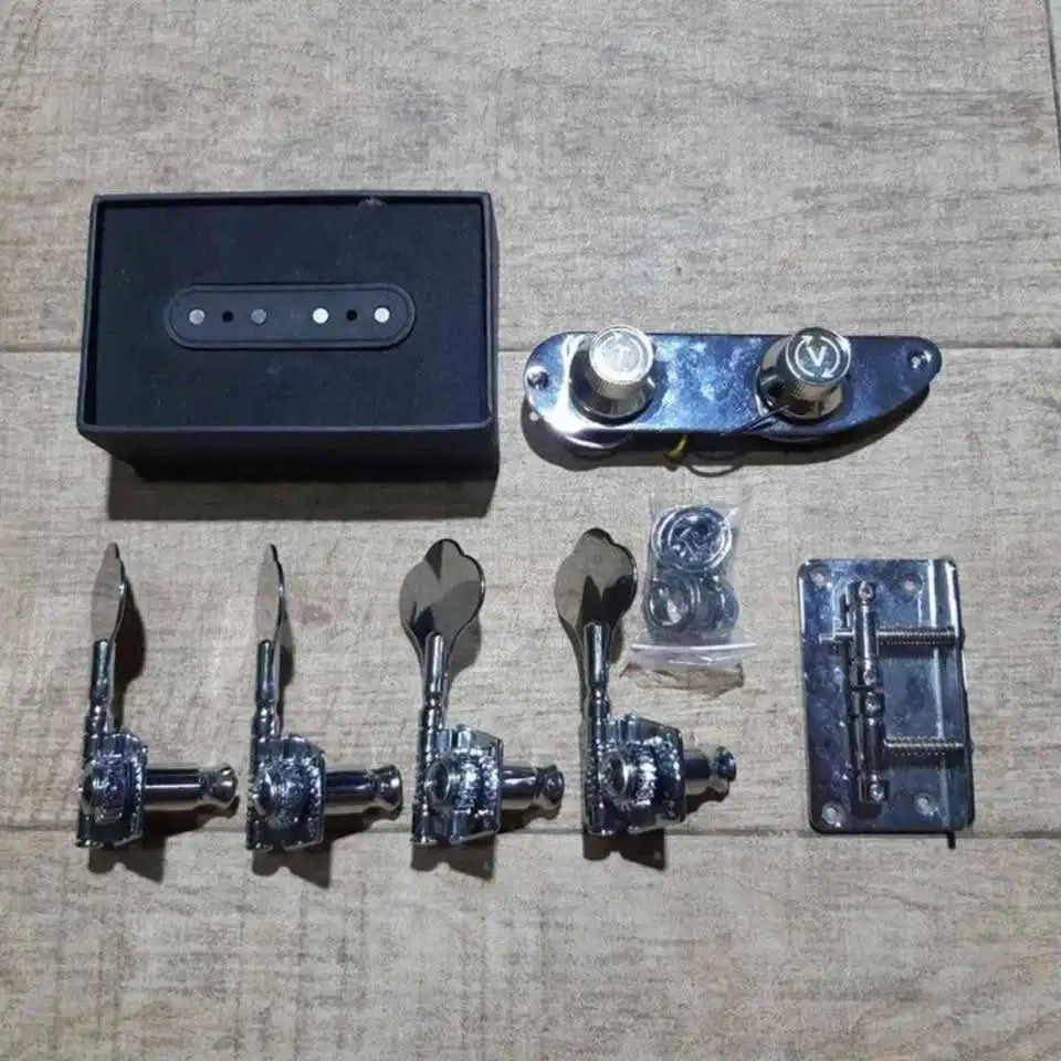 Jual Cepat set kit bass model Bass Presision fender Squier Classic Vib