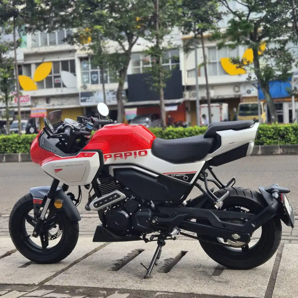 CFMOTO PAPIO XO-1 125 ABS 2024 MERAH KM 300 PERAK PAJAK ON SUPER GRESS