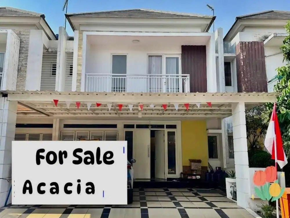DIJUAL RUMAH FULL FURNISH CLUSTER ACACIA SUMMARECON BEKASI