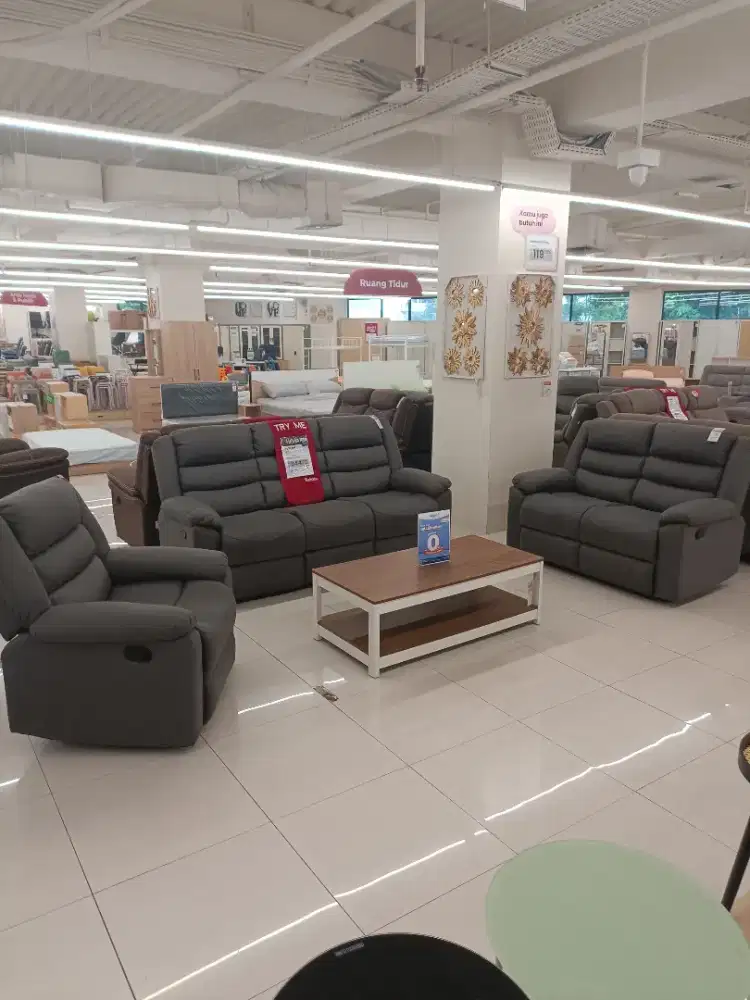 PROMO SET SOFA RECLINER CANTIK