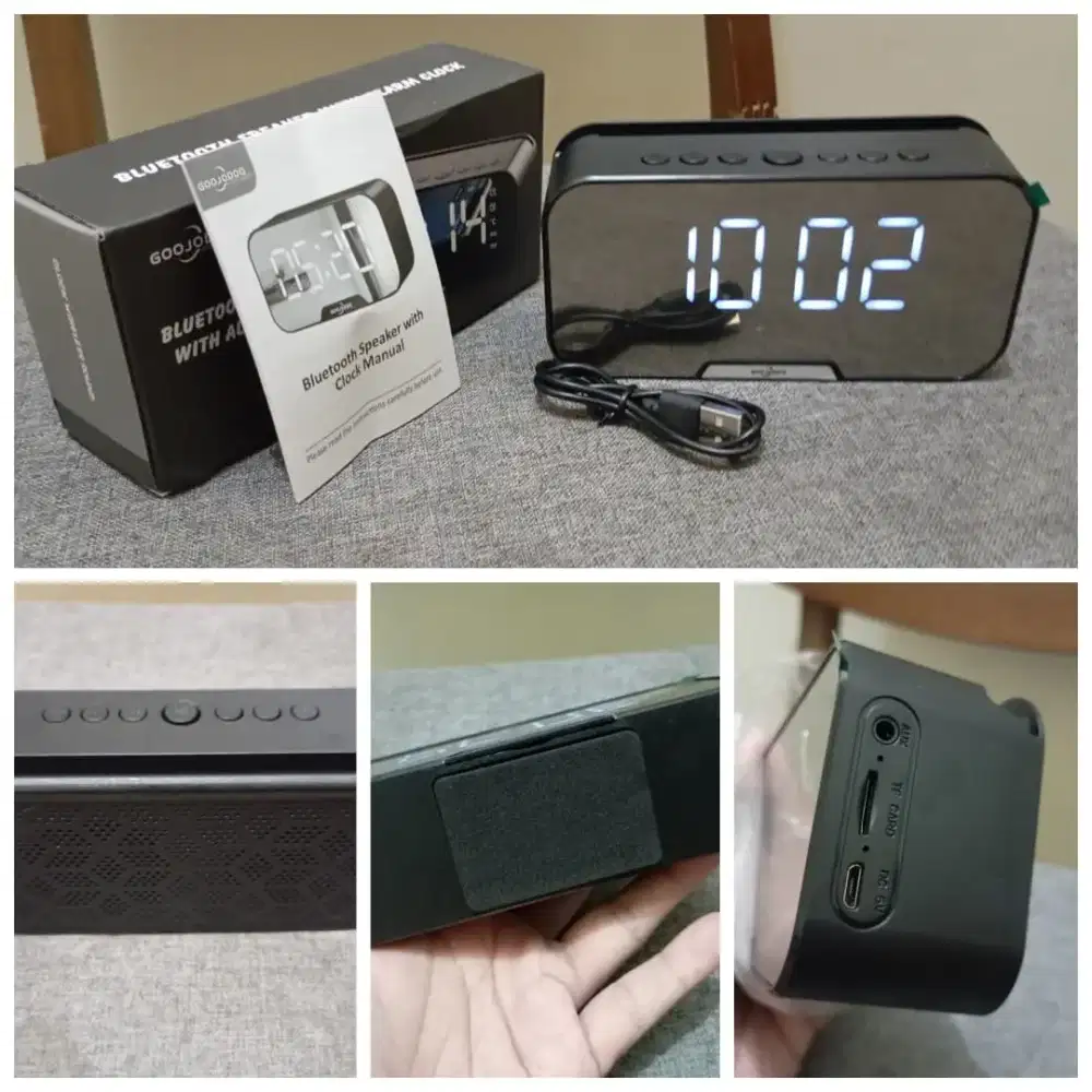 Speaker Bluetooth With Alarm Clock