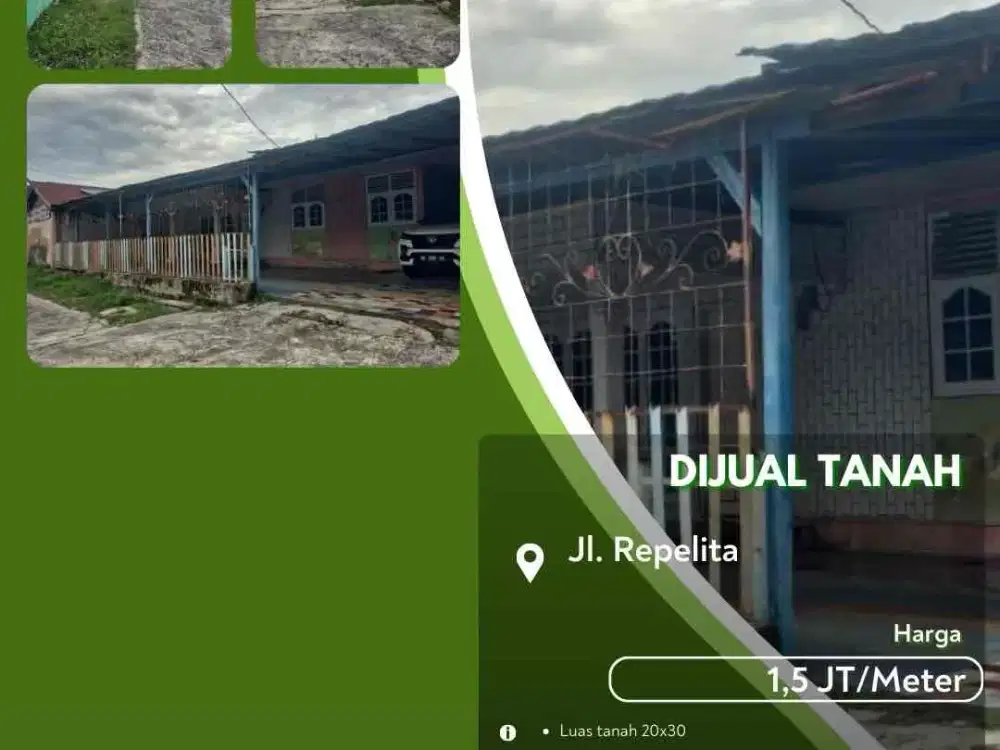 Dijual Tanah Jalan Repelita Pekanbaru Kota Siap Bangun!