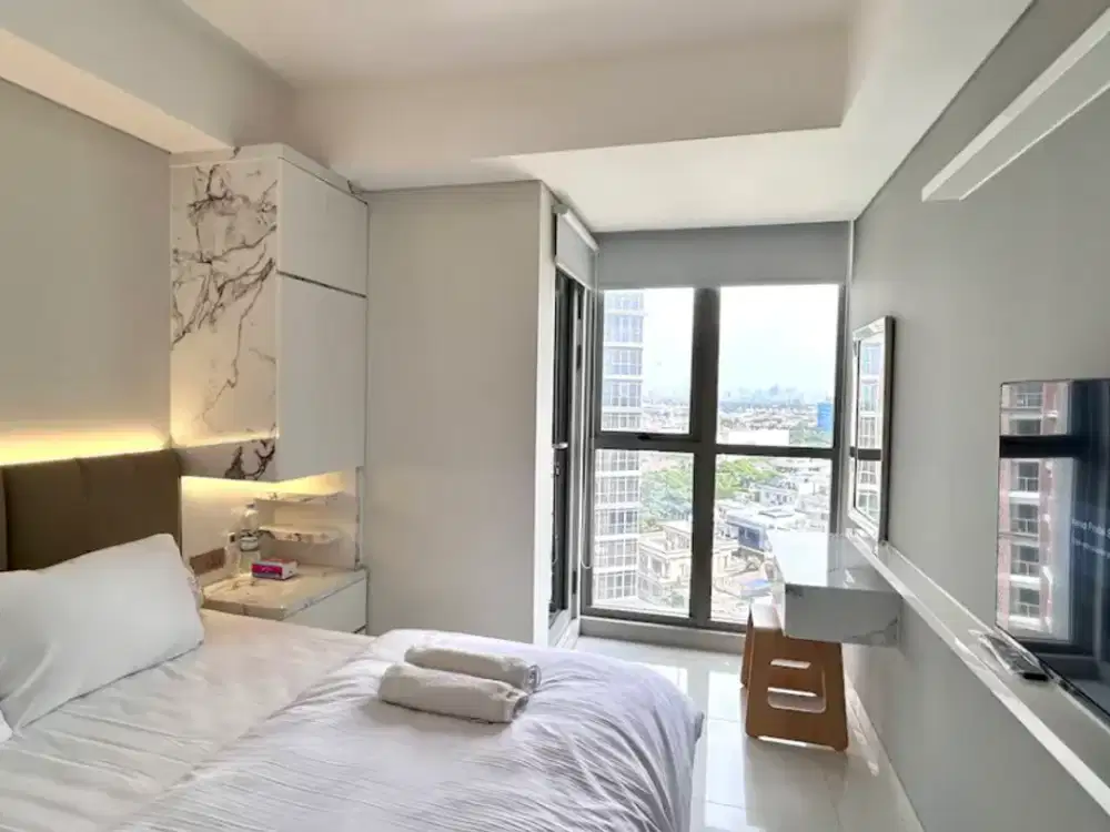 Apartemen Gold Coast PIK 1BR 34m2 Tower Honolulu Interior Rapi Full Furnished