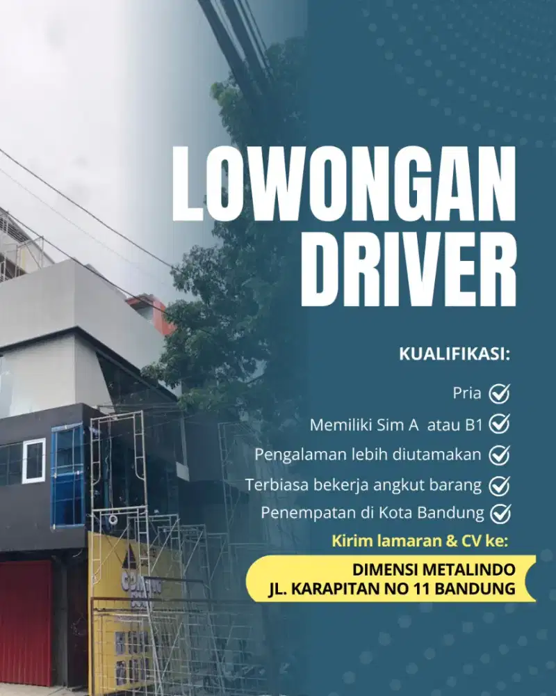 Lowongan Driver