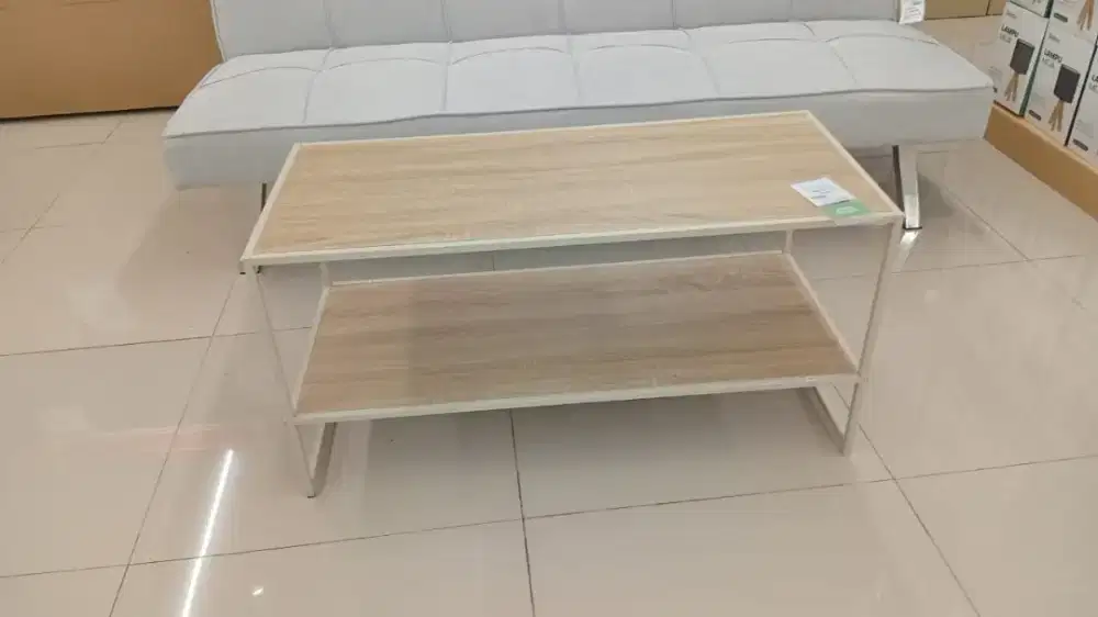 Meja tamu hexa kaki metal