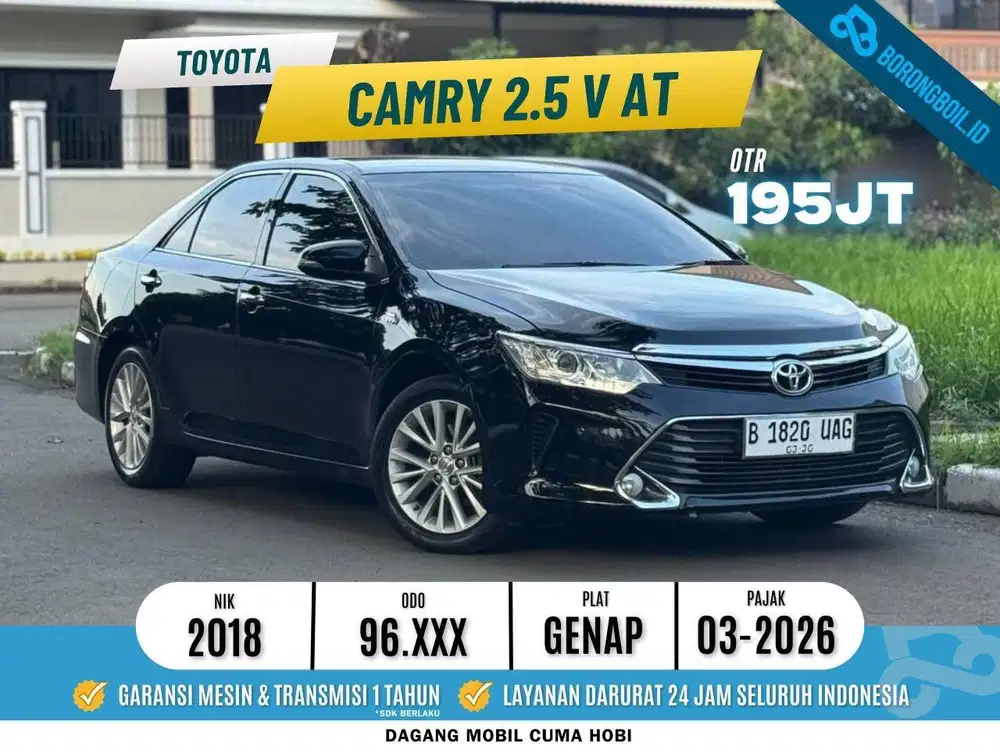 Toyota Camry 2.5 V AT 2018 Hitam