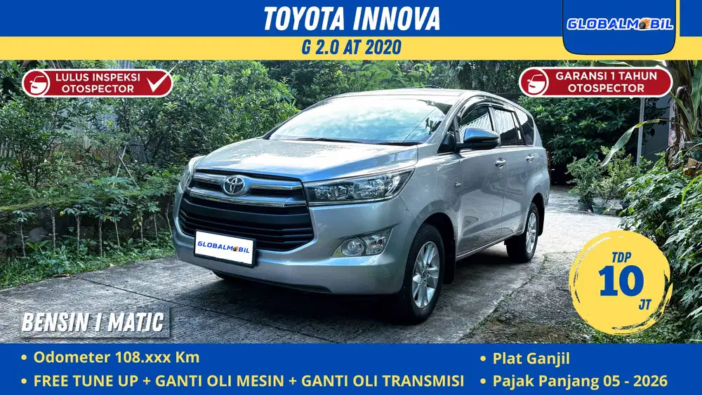 DP 10 JT‼️ Innova 2020 Bensin Matic, Siap Pakai
