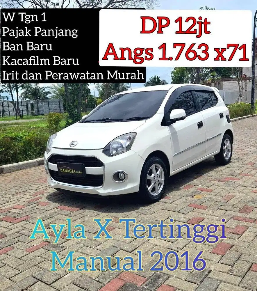 Ayla X Manual 2016 Putih L Tg1 Nama Orang MT Agya TRD 2014