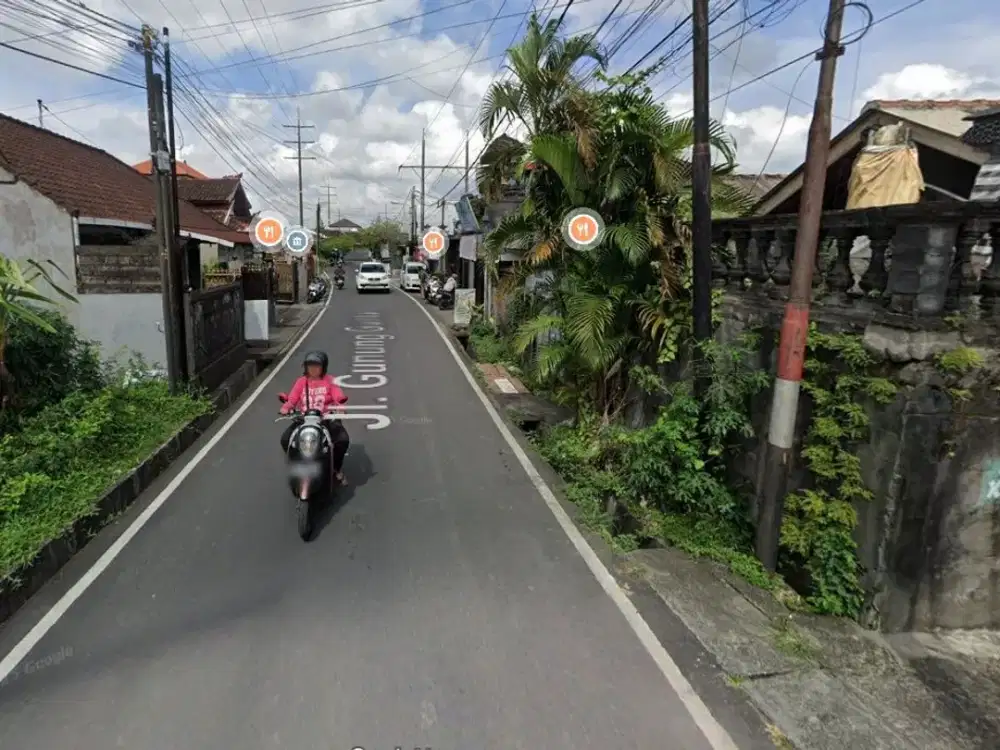 Jual Tanah Strategis Di Jalan Gunung Guntur  Denpasar Bali. Dekat Ke Polresta , Jln Gunung Sahyang, Kebo iwa Selatan, Buluh Indah, Kuta.