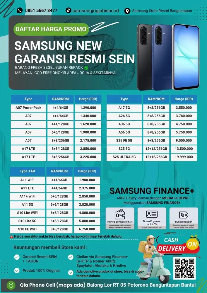 Samsung A Series Murah Bisa COD