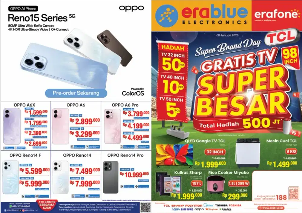 Promo Cicilan Handphone Oppo Series