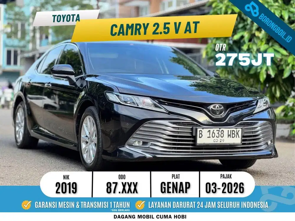Toyota Camry 2.5 V AT Hitam 2019