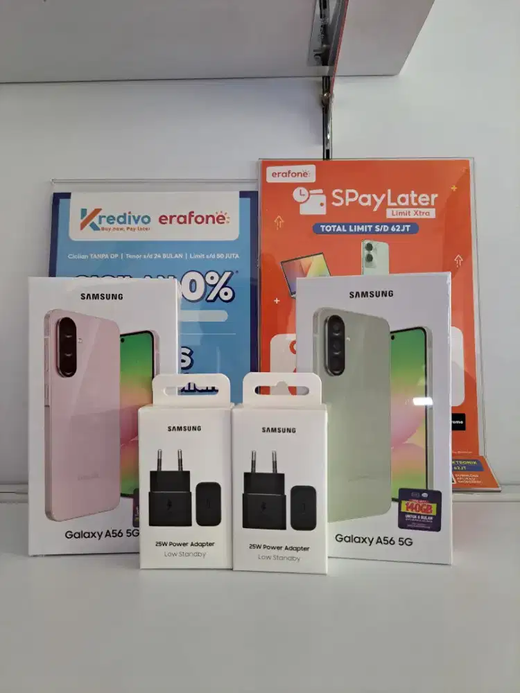 PROMO WEEKEND GALAXY A56 GRATIS ADAPTOR 25 WATT