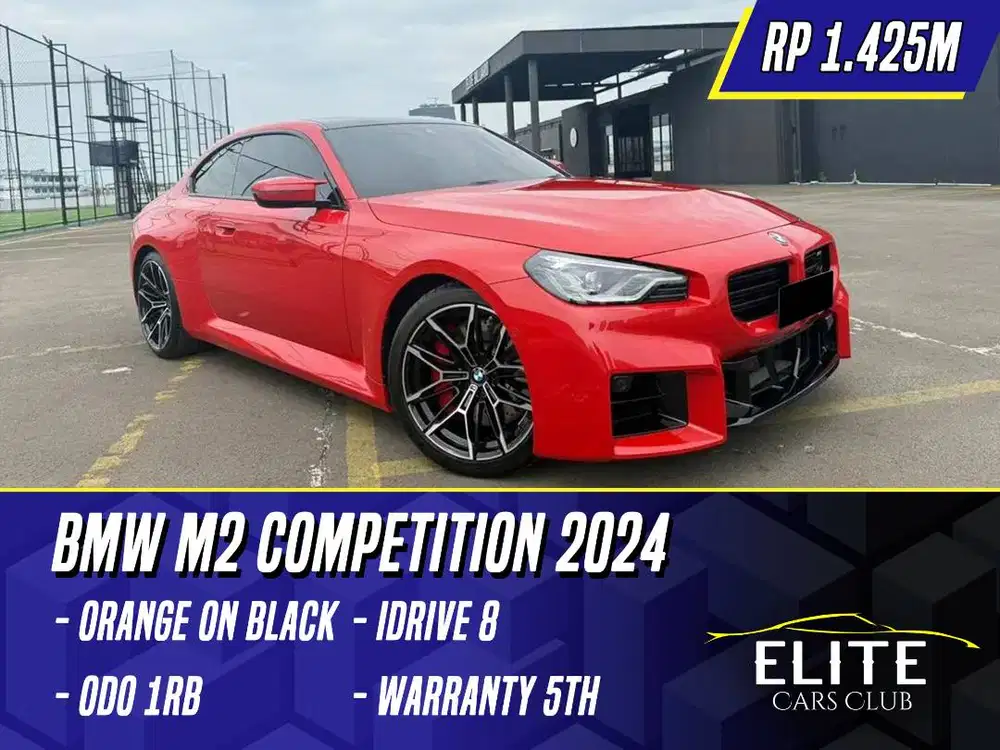 BMW M2 Competition 2024 NIK 2023 Orange on Black Oranye Oren M2C Comp