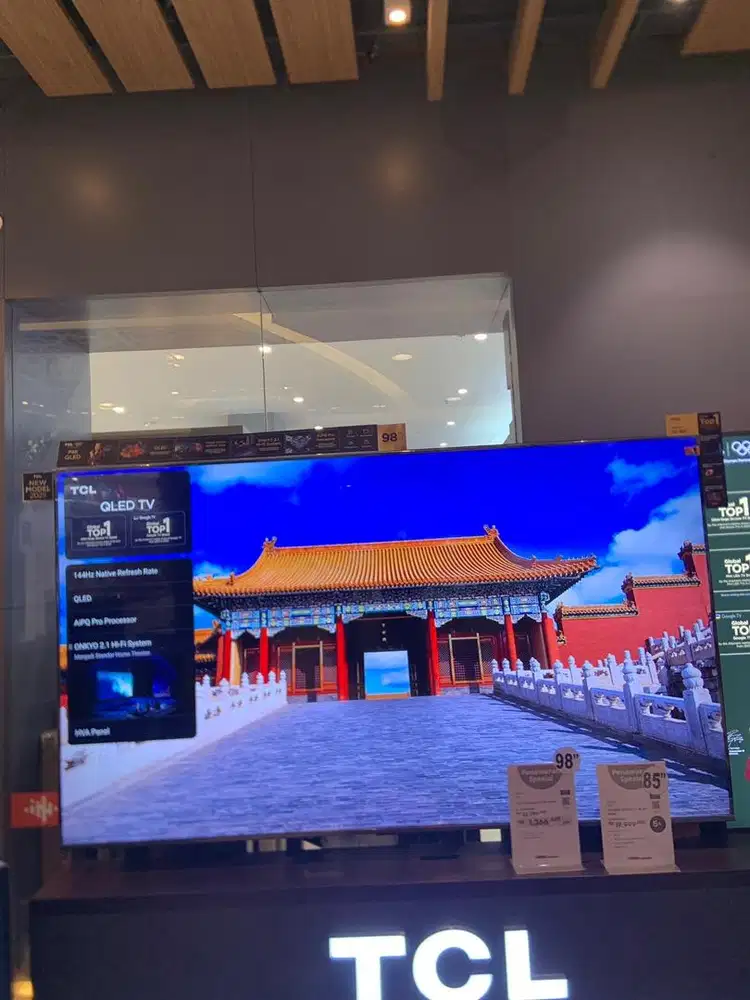Tcl led google tv 98 in
