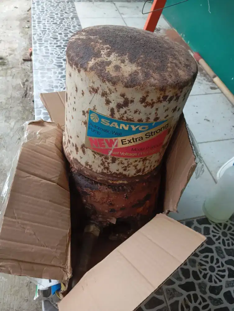 Pompa Sanyo rusak