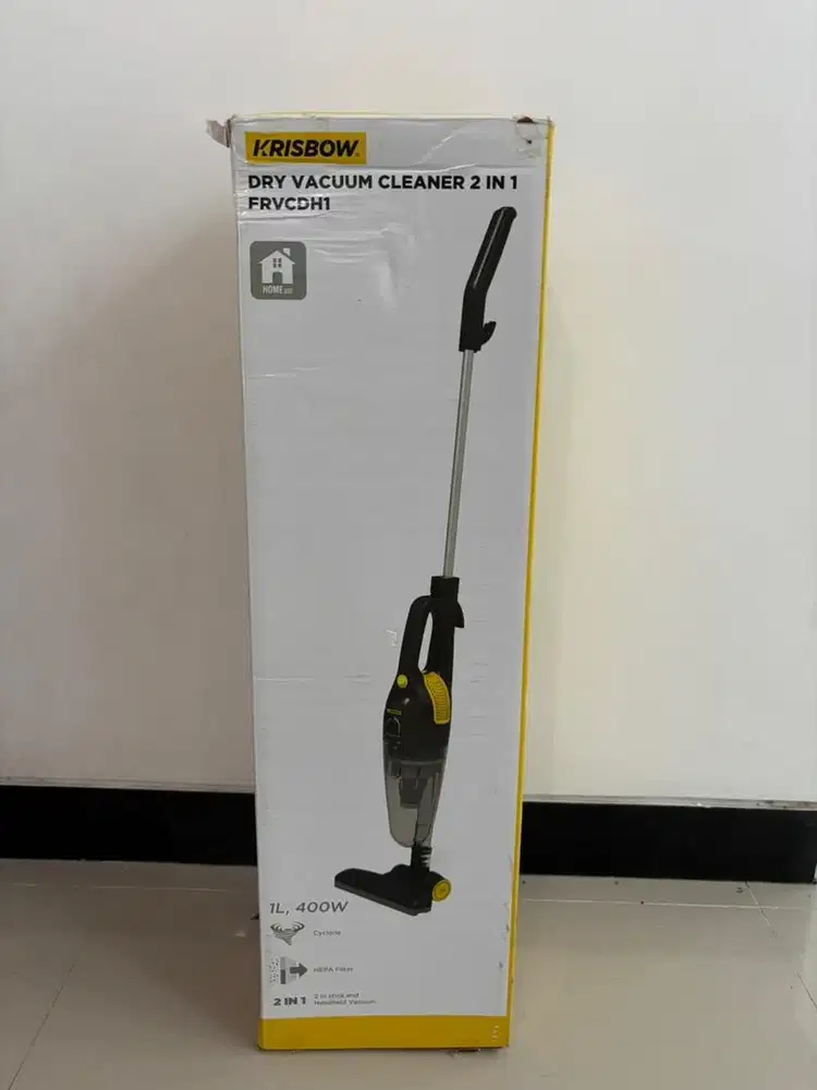 2 IN 1 Vacuum Cleaner. Dry Vacuum cleaner krisbow 400 Watt. (BARU)