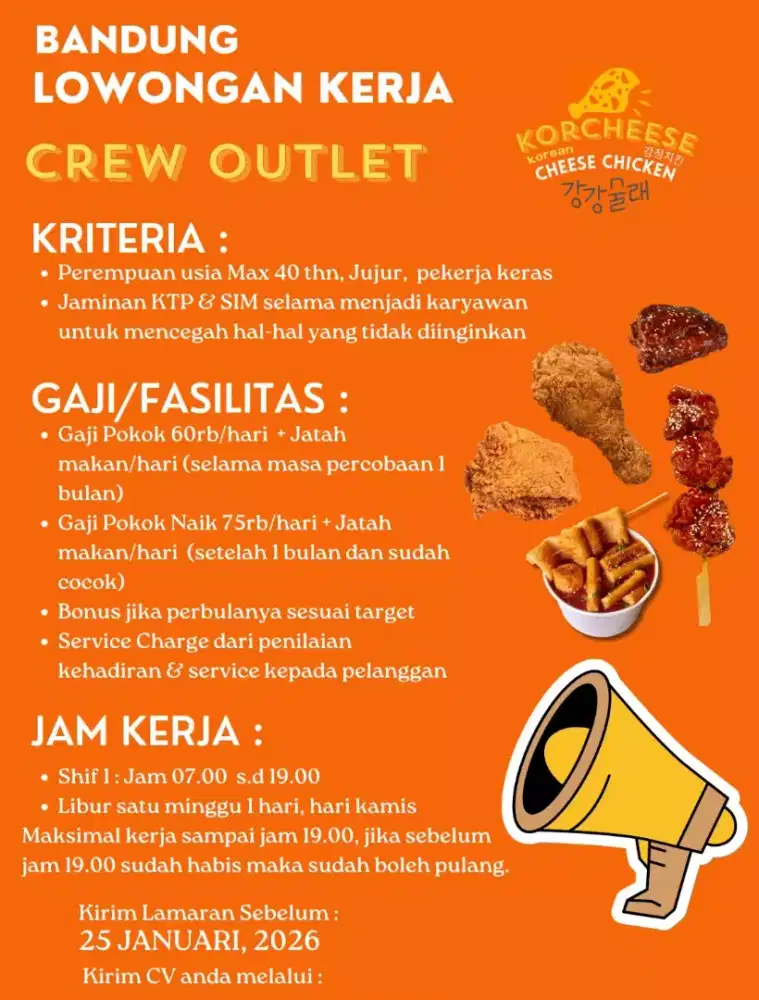 Pramusaji Fried Chicken ala Korea