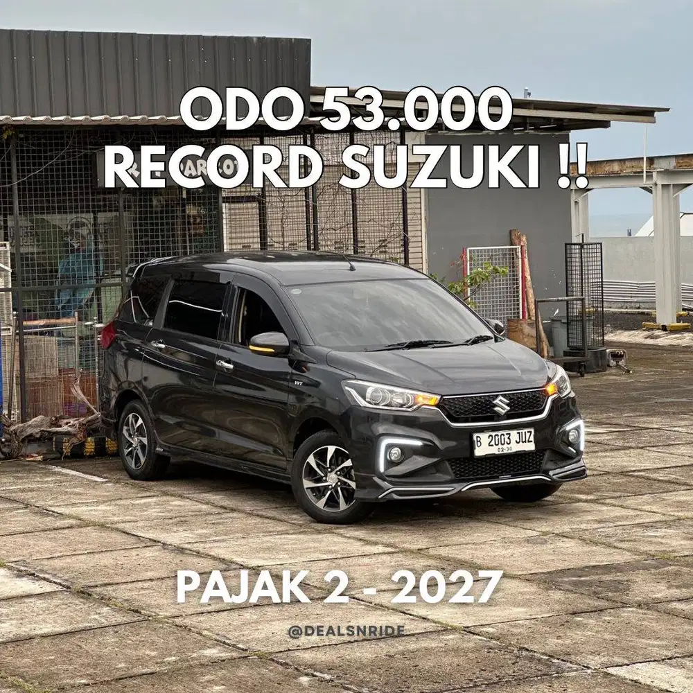 KM 53.000 ANTIKK !! PAJAK 2/2027 SUZUKI ERTIGA SPORT AT 2019 RARE UNIT