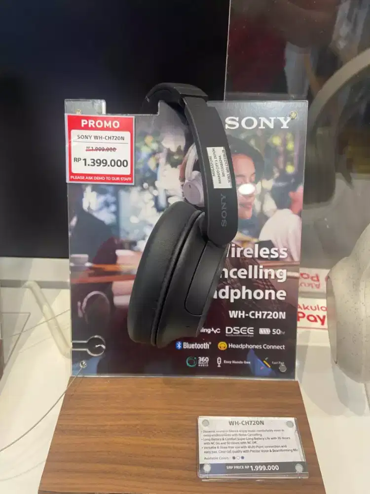 PROMO CICILAN BUNGA 0% SONY WH-CH720N