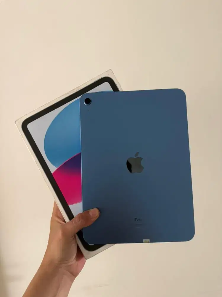 TERMURAH Ipad Gen 10 256GB 10.9 (2022) Blue Wifi Normal Nominus