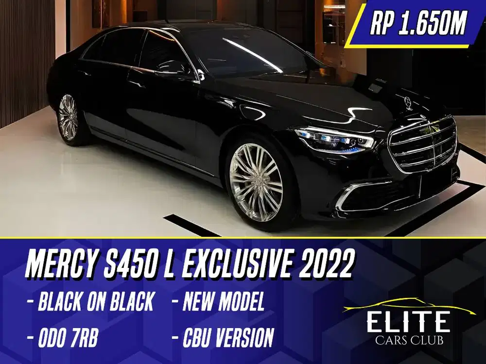 Mercedes Benz S450 L Exclusive 2022 NIK 2021 CBU Version