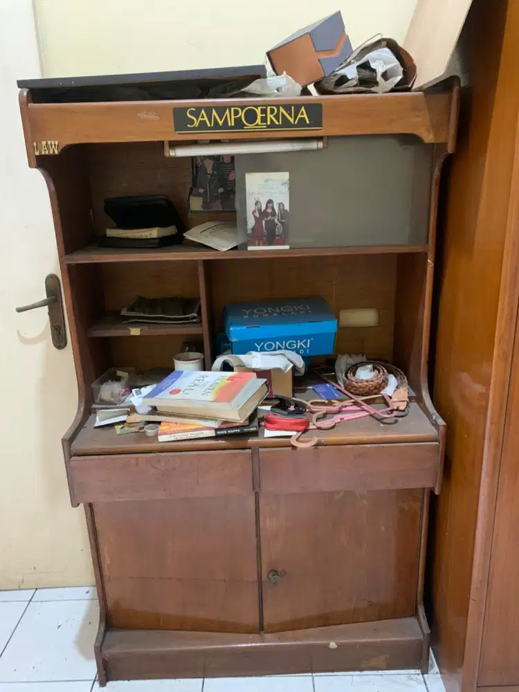 Meja Belajar Jati Asli