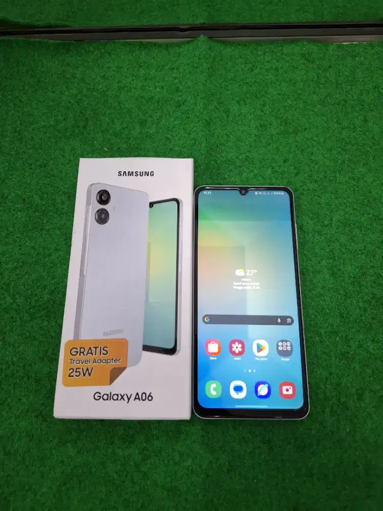 samsung A06 ram 4/64gb lengkap mulus
