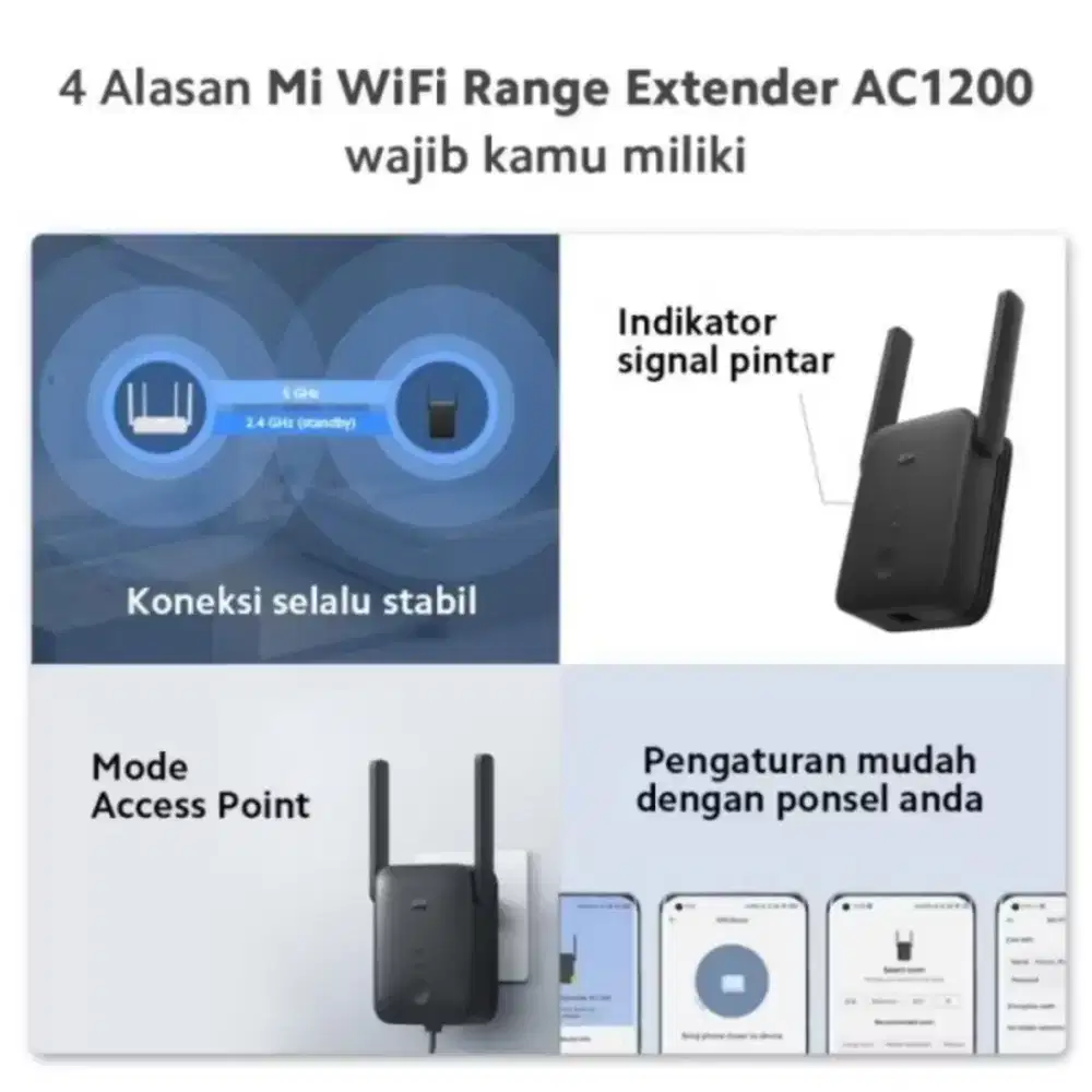 wifi extender modem mi ac1200