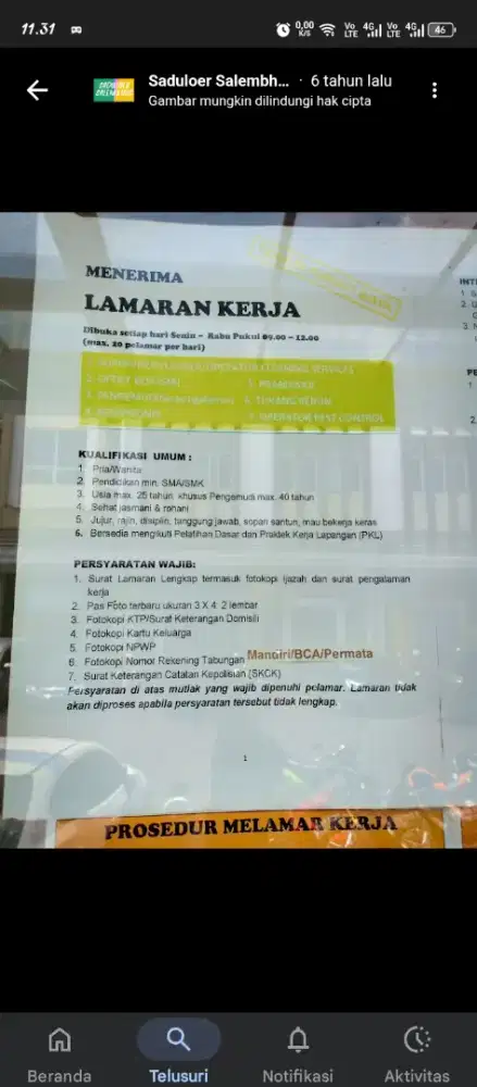 Mencari asisten pribadi atau art dirumah