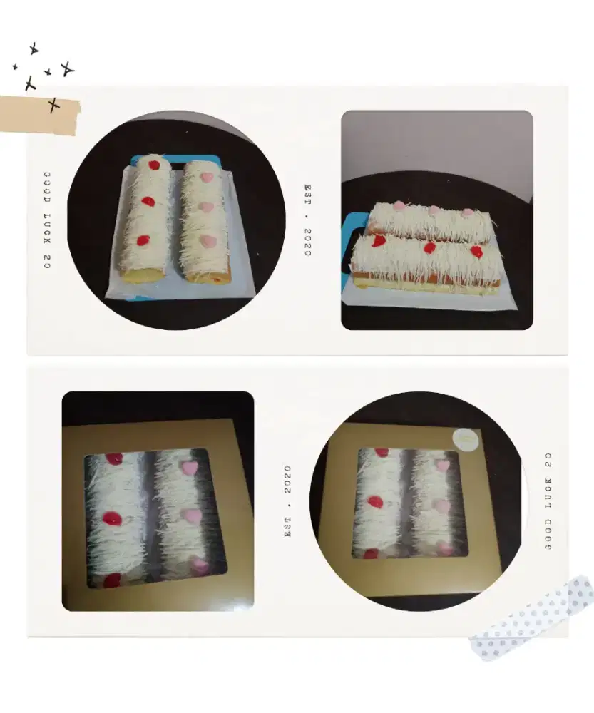 Bolu gulung dobel keju